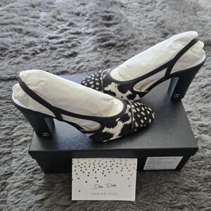 CHANEL Pony Hair Slingbacks.